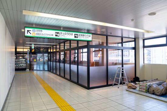 テナントスペースが拡張された「イデカフェ東松戸駅店」