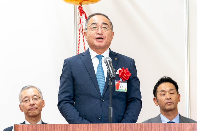 笠井白井市長挨拶