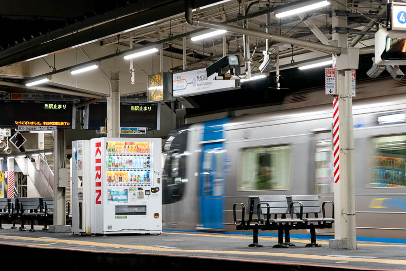 土休日は押上線方面からの下り最終列車に充当される（2024.11.24翌：京成高砂）