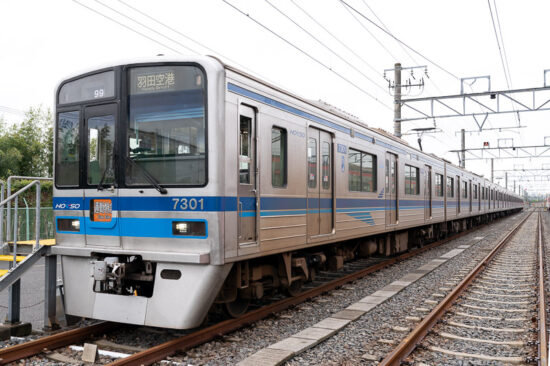 「電車運転体験イベント」で使用された7308編成（2025.05.10）