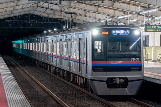 京成高砂・新鎌ヶ谷間で運転された第1963K（2025.07.22）