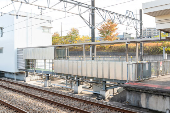 修繕工事後の防風板（2025.11.21）