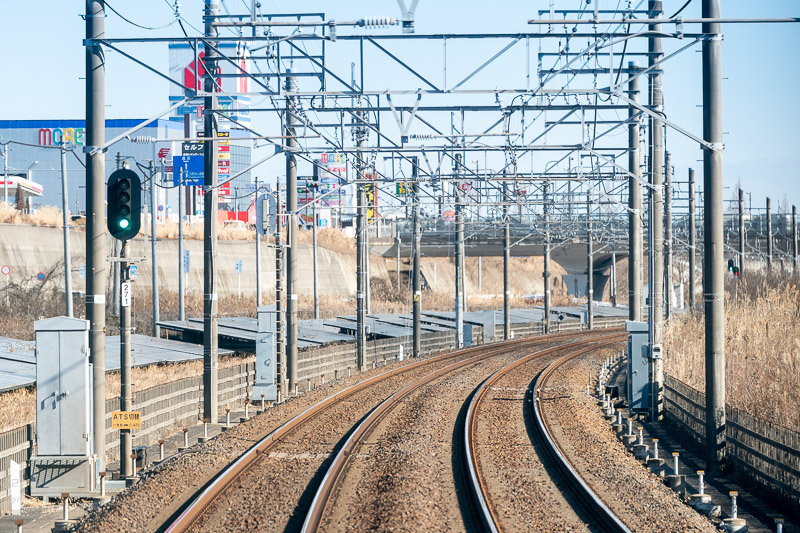 下り線のC-ATS切替地点:千葉ニュータウン中央・印西牧の原間下り1閉そく(2026.01.04)