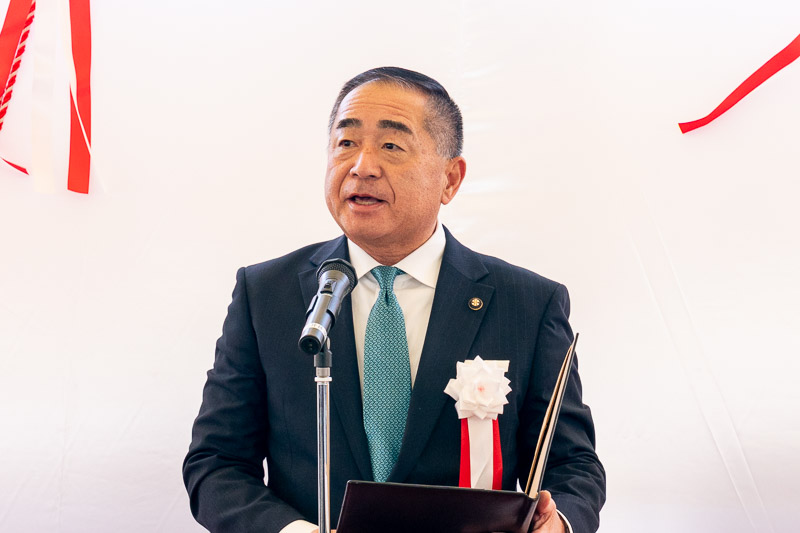 笠井白井市長挨拶