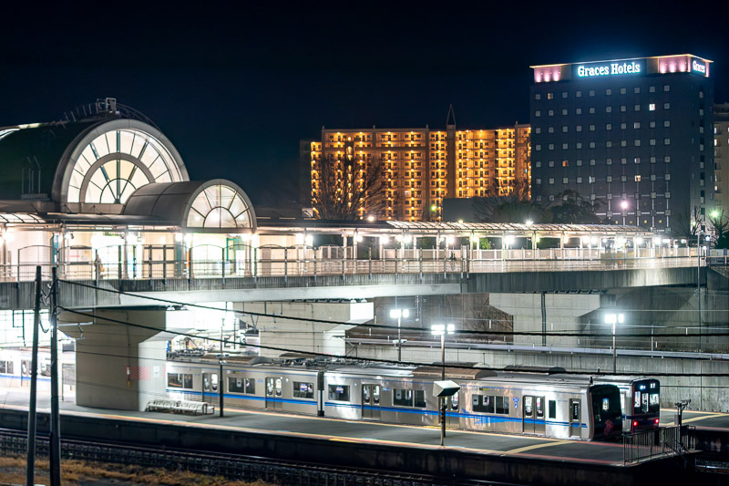 牧の原滞泊が北総車2本体制だったアクセス開業前を彷彿とさせる光景(2026.02.13)