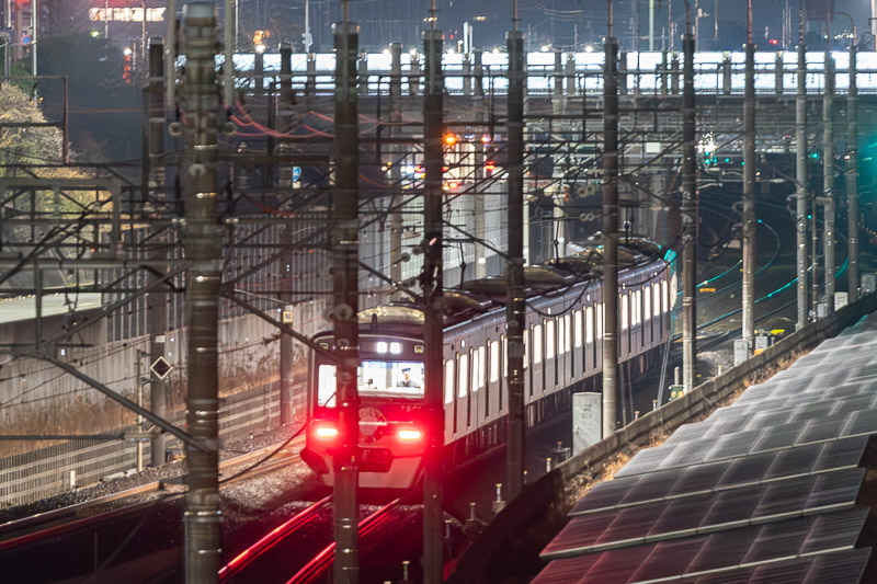 確認列車としてC-ATS化された切替区間へ進出する498N:7501(2026.02.14)