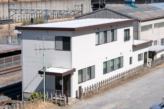 工事後の旧車両区事務所建屋（2026.03.14）