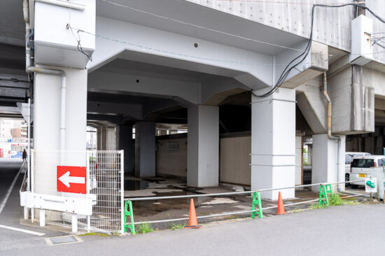 解体工事後の旧本社付近（2026.04.29）