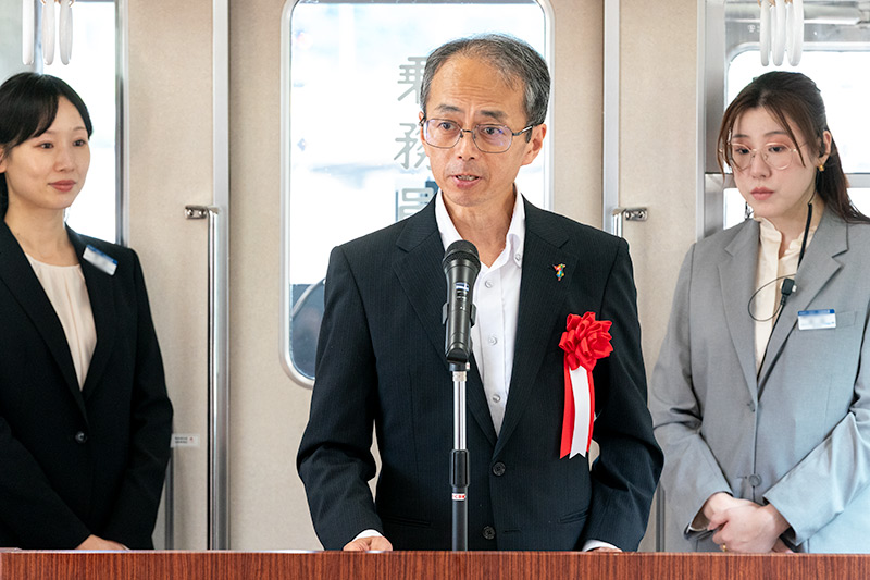 田中千葉県総合企画部国際・交通担当部長（熊谷千葉県知事）挨拶代読